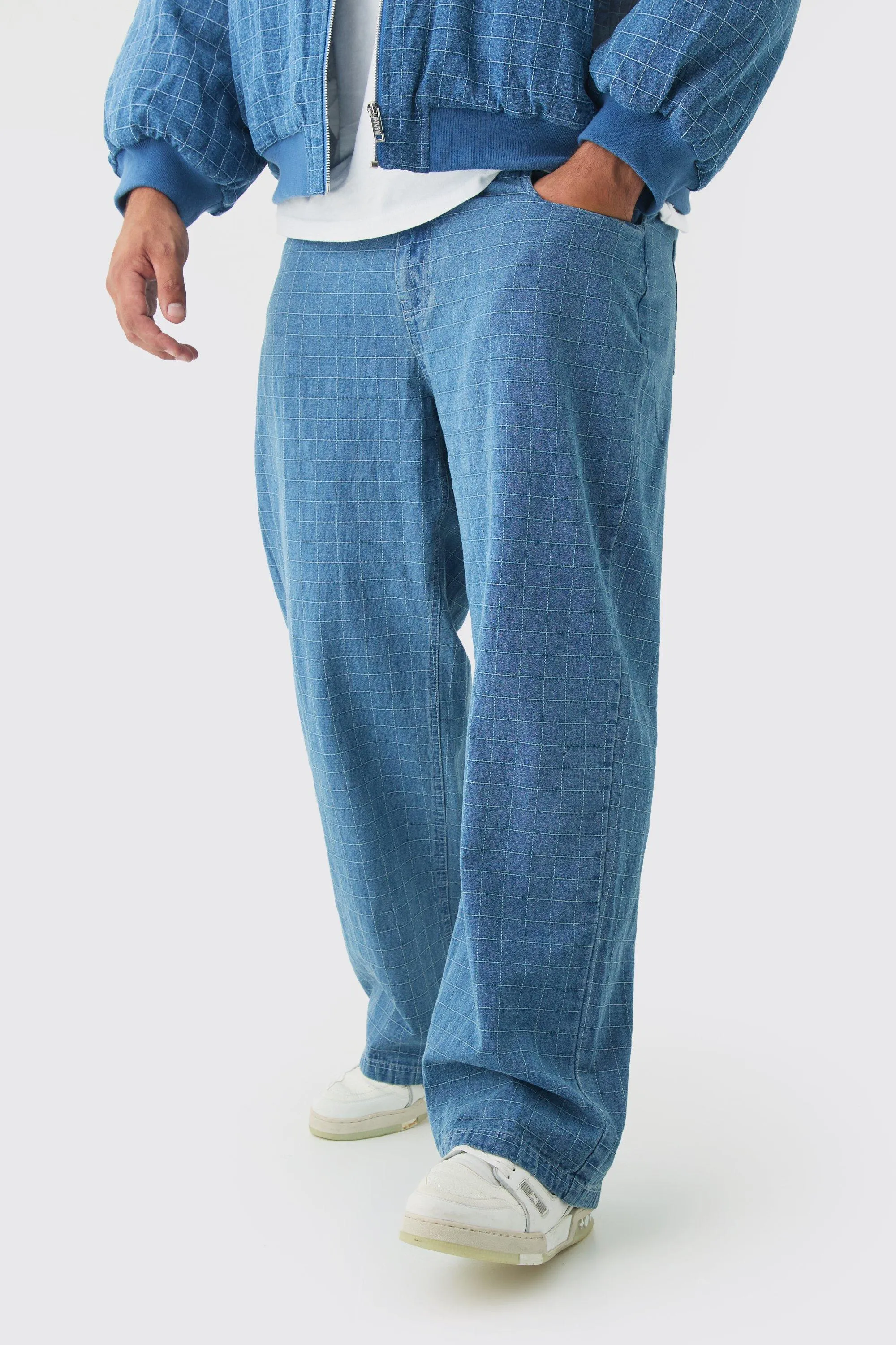 Plus Ripstop Relaxed Fit Jeans