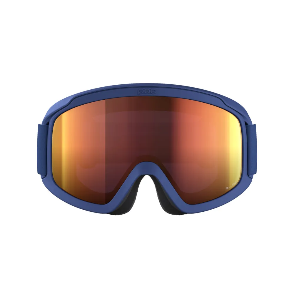 POC Opsin Ski Goggles Partly Sunny Orange Lens - Lead Blue Frame