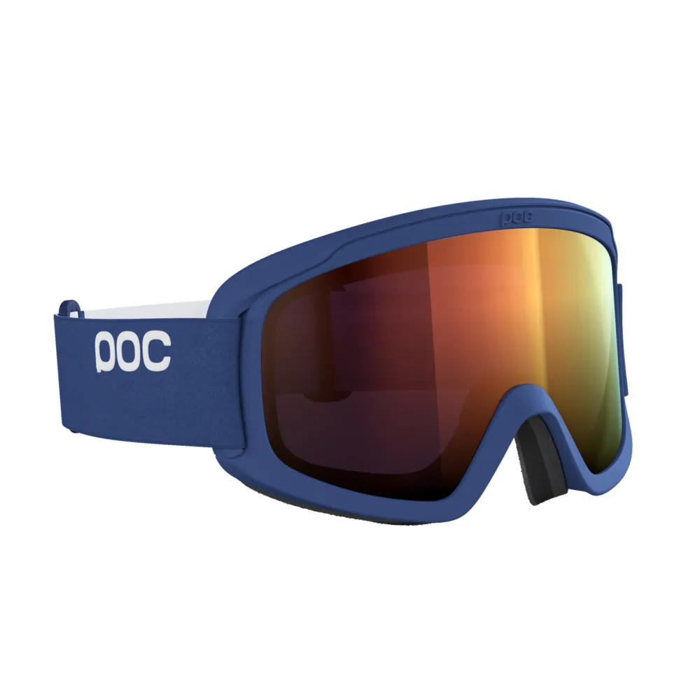 POC Opsin Ski Goggles Partly Sunny Orange Lens - Lead Blue Frame