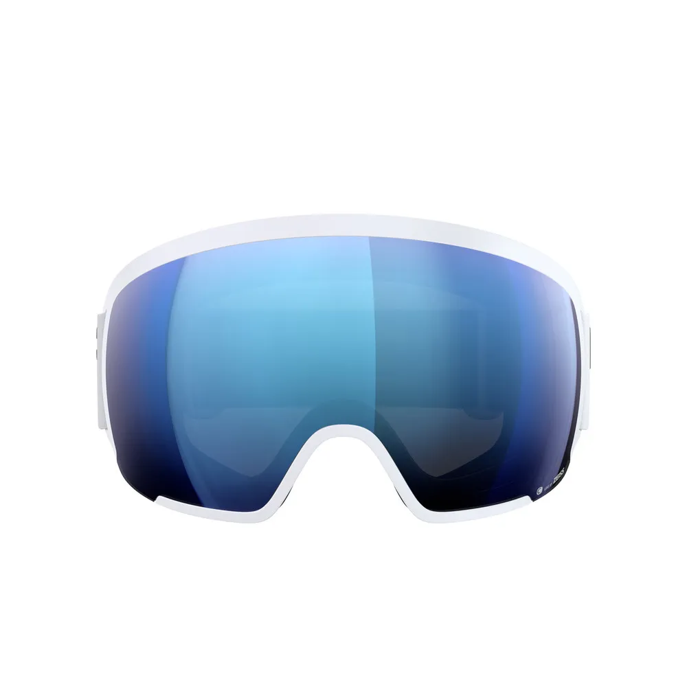 POC Orb Ski Goggles Partly Sunny Blue Lens - Hydrogen White Frame