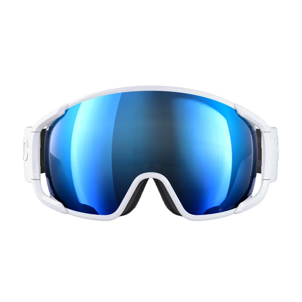 POC Zonula Ski Goggles Partly Sunny Blue Lens - Hydrogen White Frame