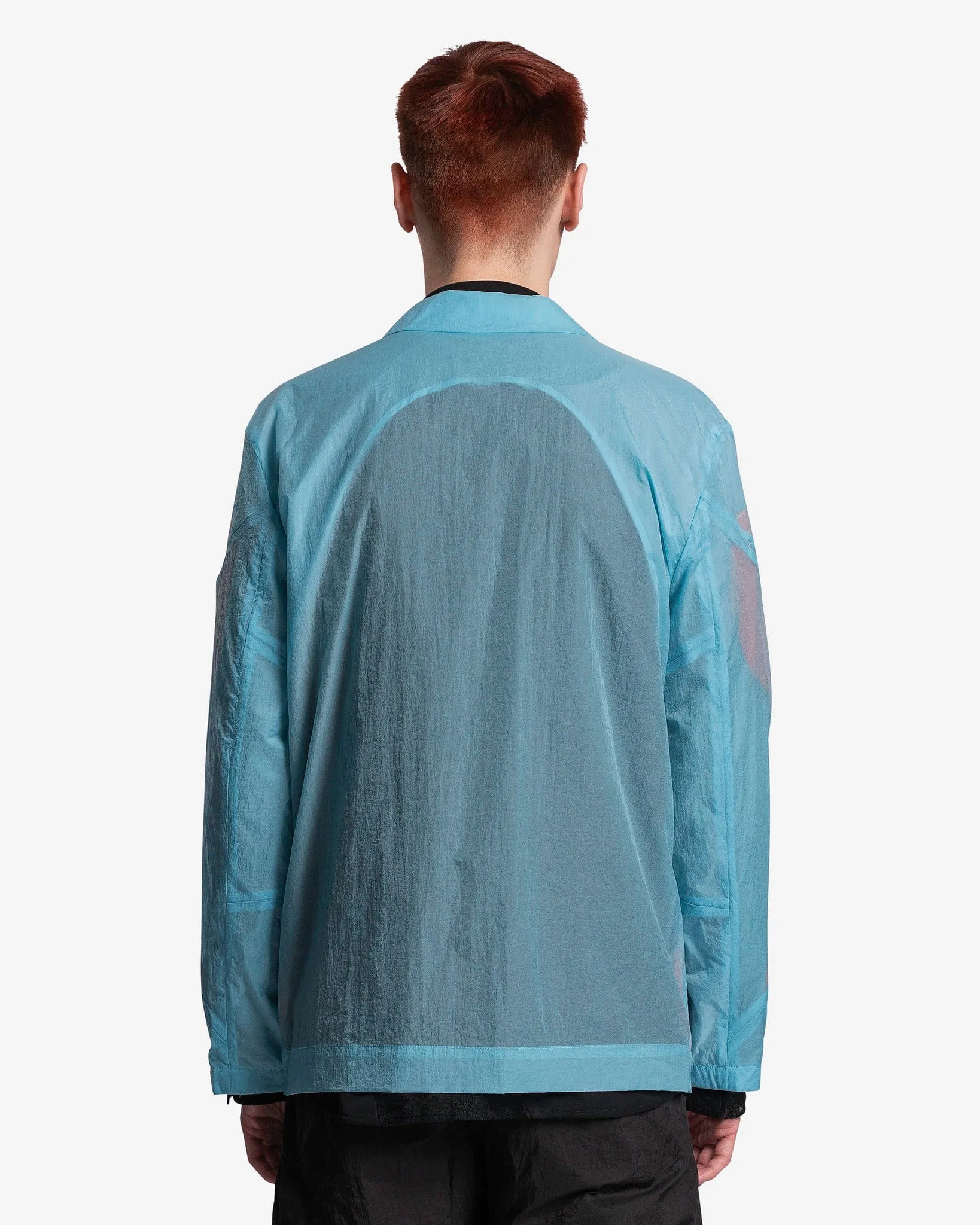 POST ARCHIVE FACTION (P.A.F) 5.0+ Jacket Center in Sky Blue/Red