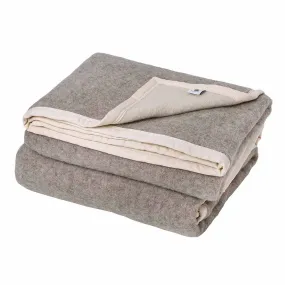 Poyet Motte Sant FE Blanket 100% Wool Blanket 500Gsm - King 108 x 96/Bizet/Natural