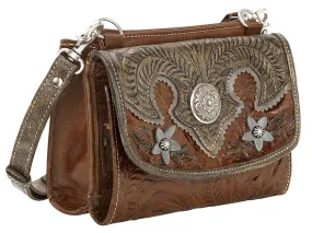 Product Name:  American West Desert Wildflower Crossbody Bag