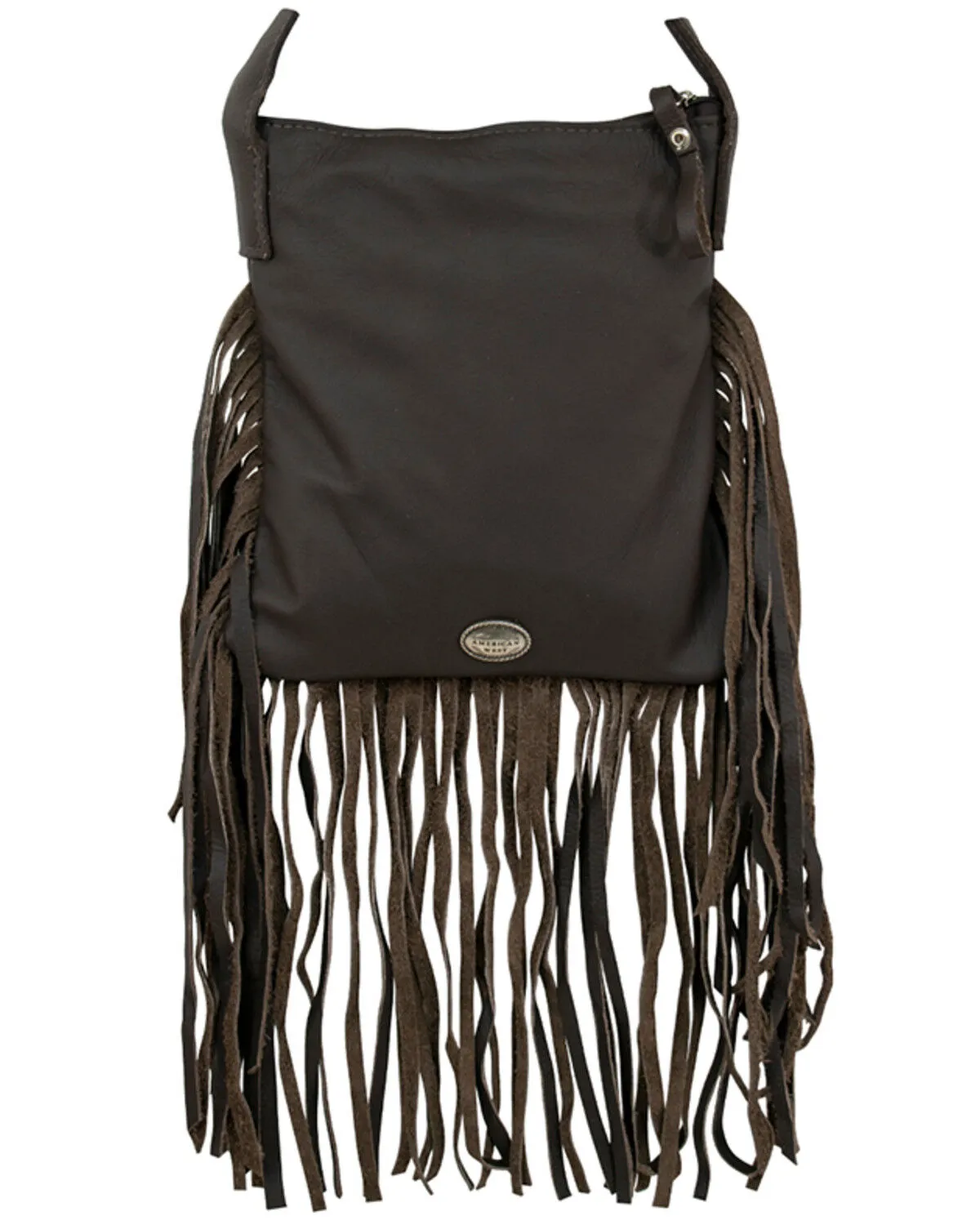 Product Name:  American West Women's Hair-On Pony Fringe Crossbody Bag