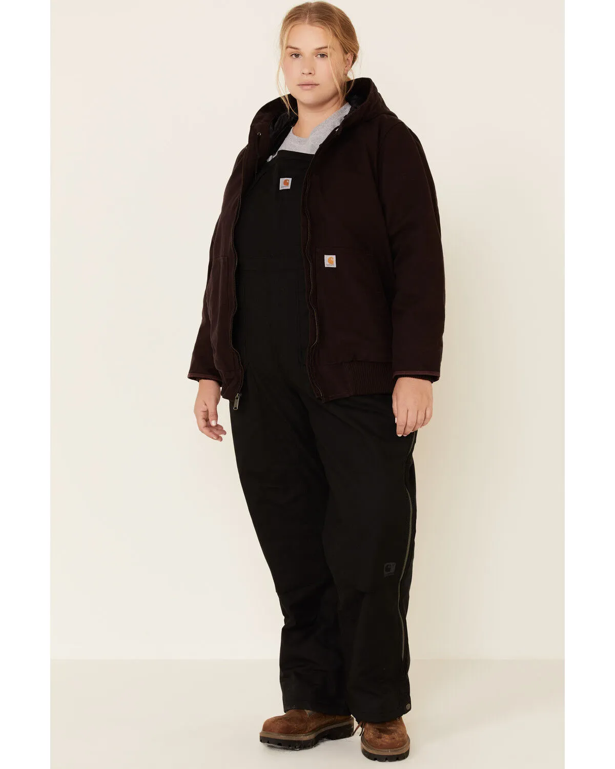 Product Name:  Carhartt Women's Redwood Washed Duck Active Jacket - Plus