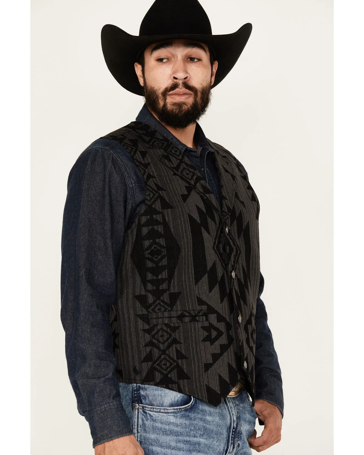 Product Name:  Cody James Men's Yuma Southwestern Jacquard Vest