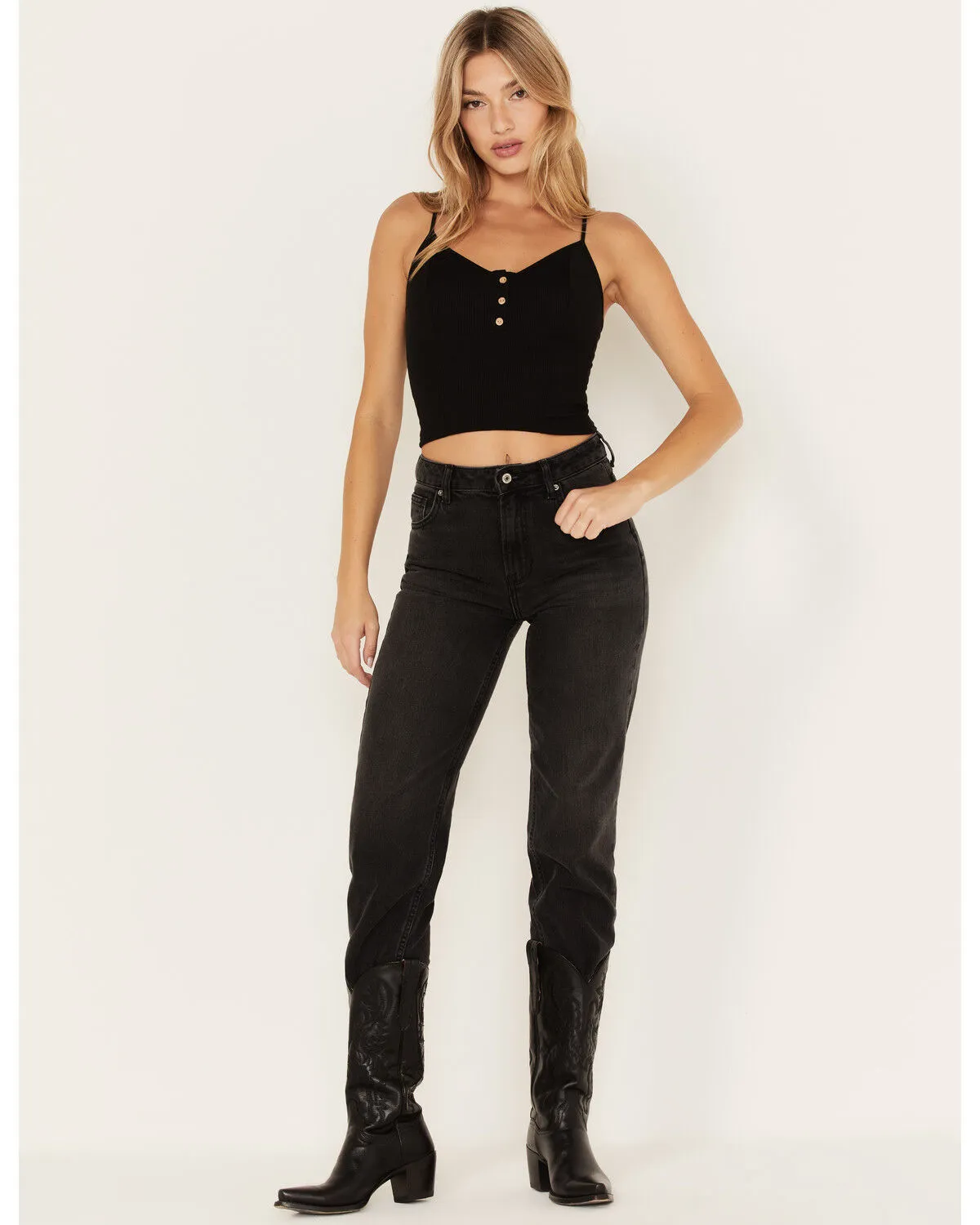 Product Name:  Free People Women's High Rise Pacifica Straight Jeans