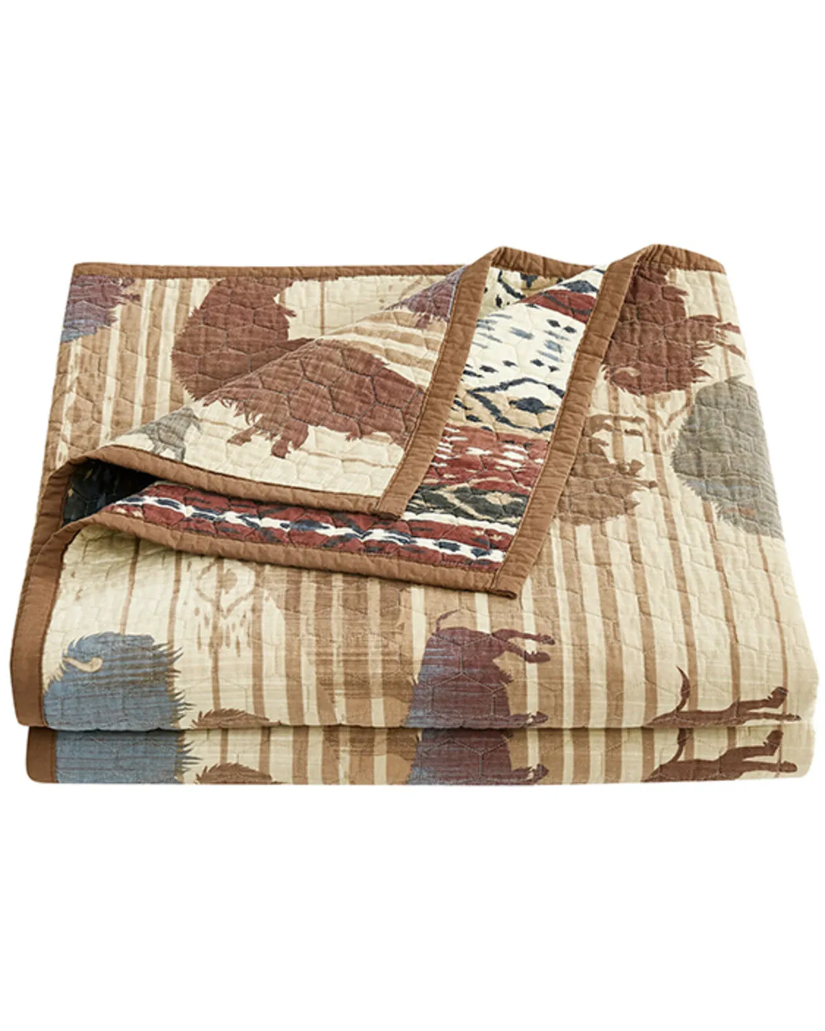 Product Name:  HiEnd Accents 3pc Home On The Range Reversible Quilt Set - King