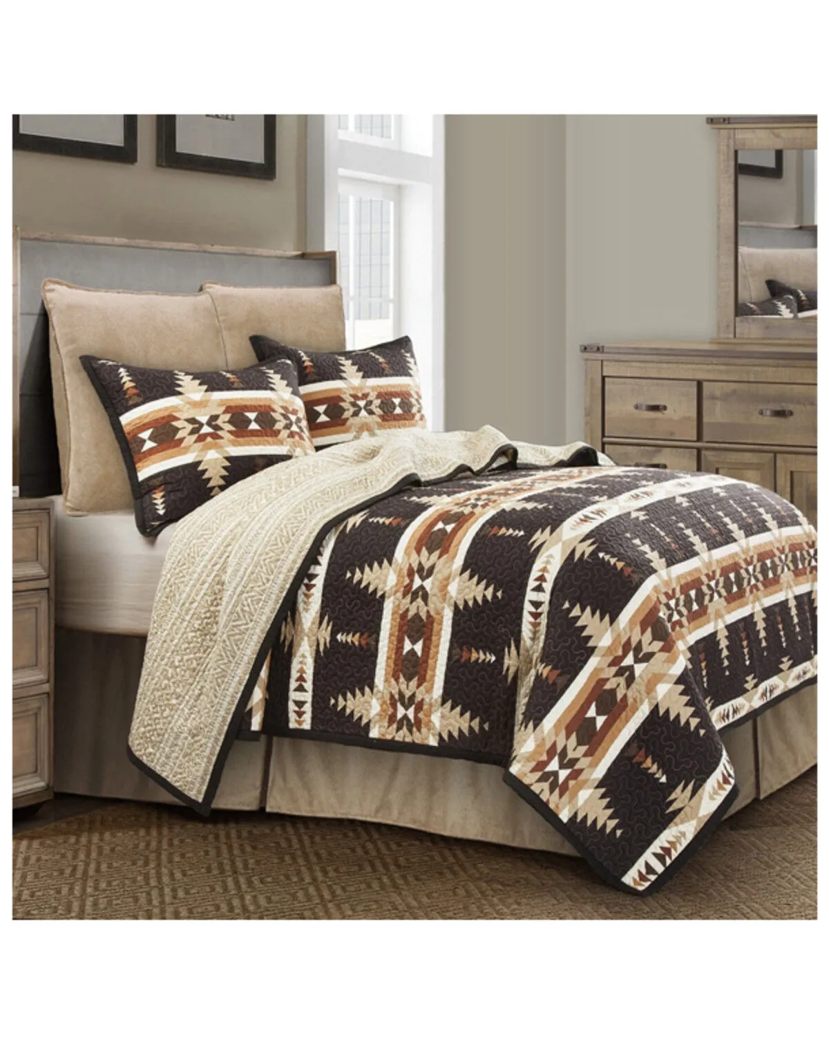 Product Name:  HiEnd Accents Yosemite Reversible 2-Piece Twin Quilt Set