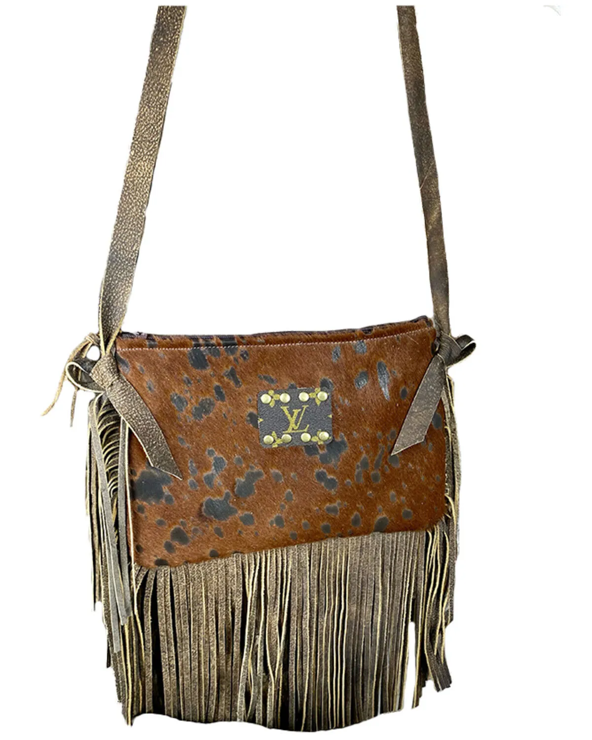 Product Name:  Keep It Gypsy Women's Maxine Distressed Cowhide Crossbody Bag