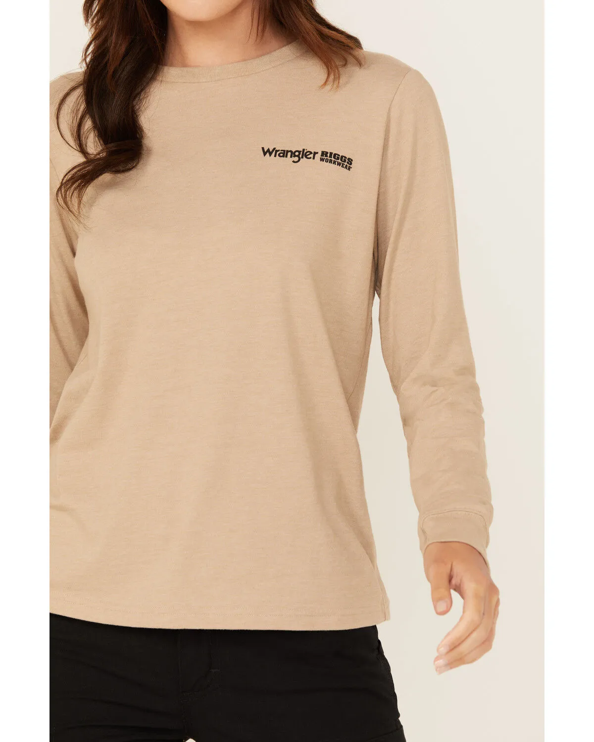 Product Name:  Wrangler RIGGS Women's Boot Barn Exclusive Moto Girl Long Sleeve Graphic Work Tee