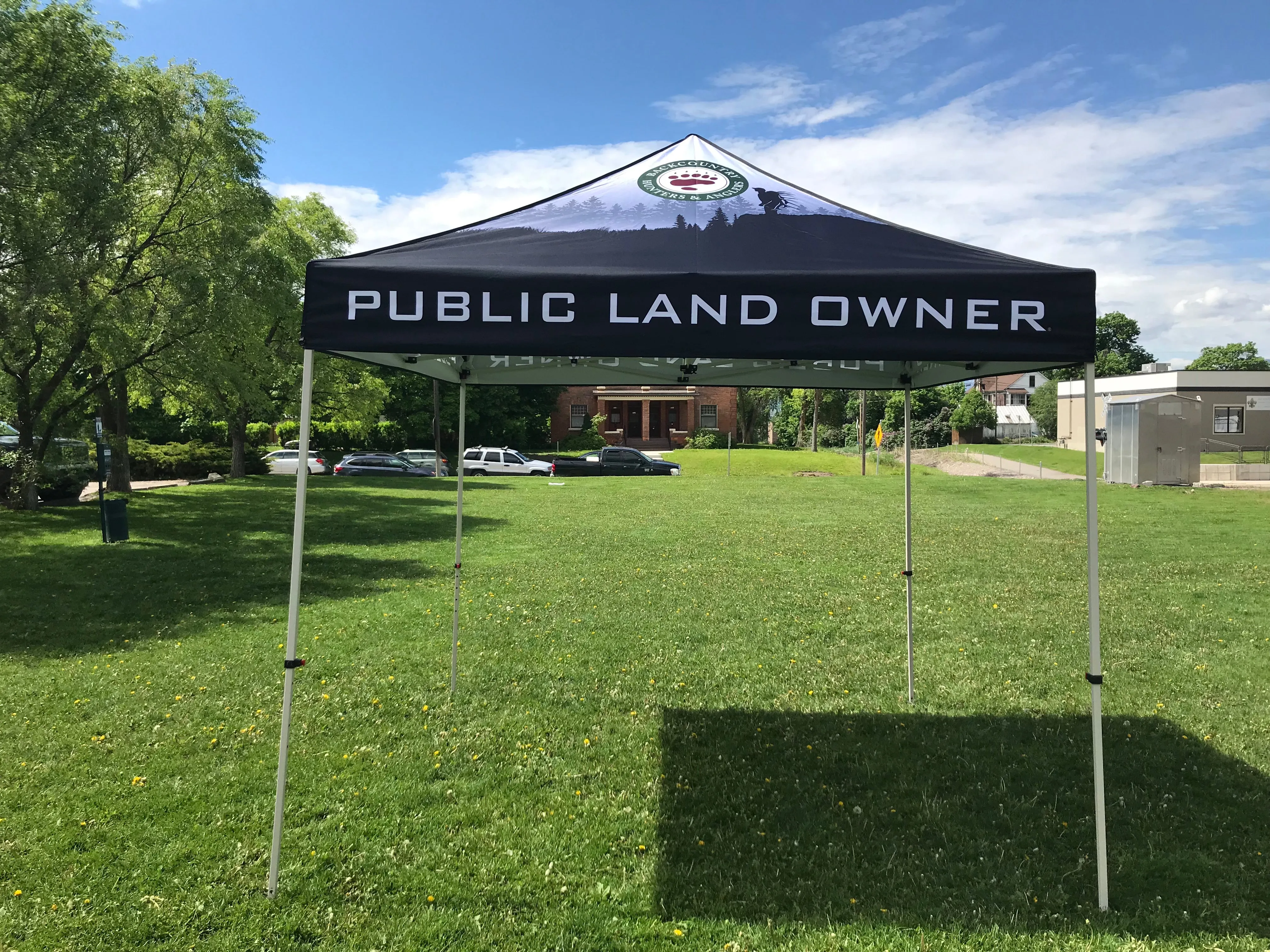 Public Land Owner EZ UP TENT