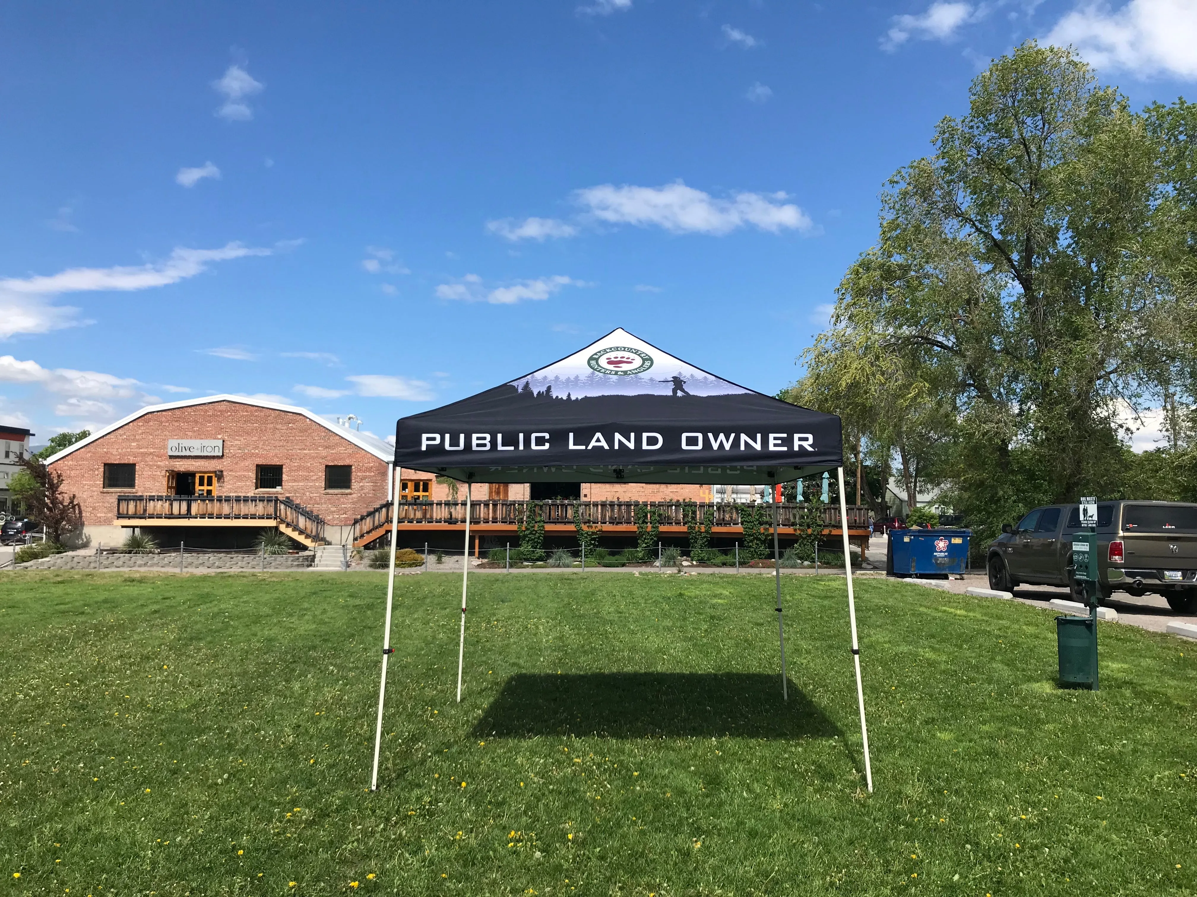 Public Land Owner EZ UP TENT