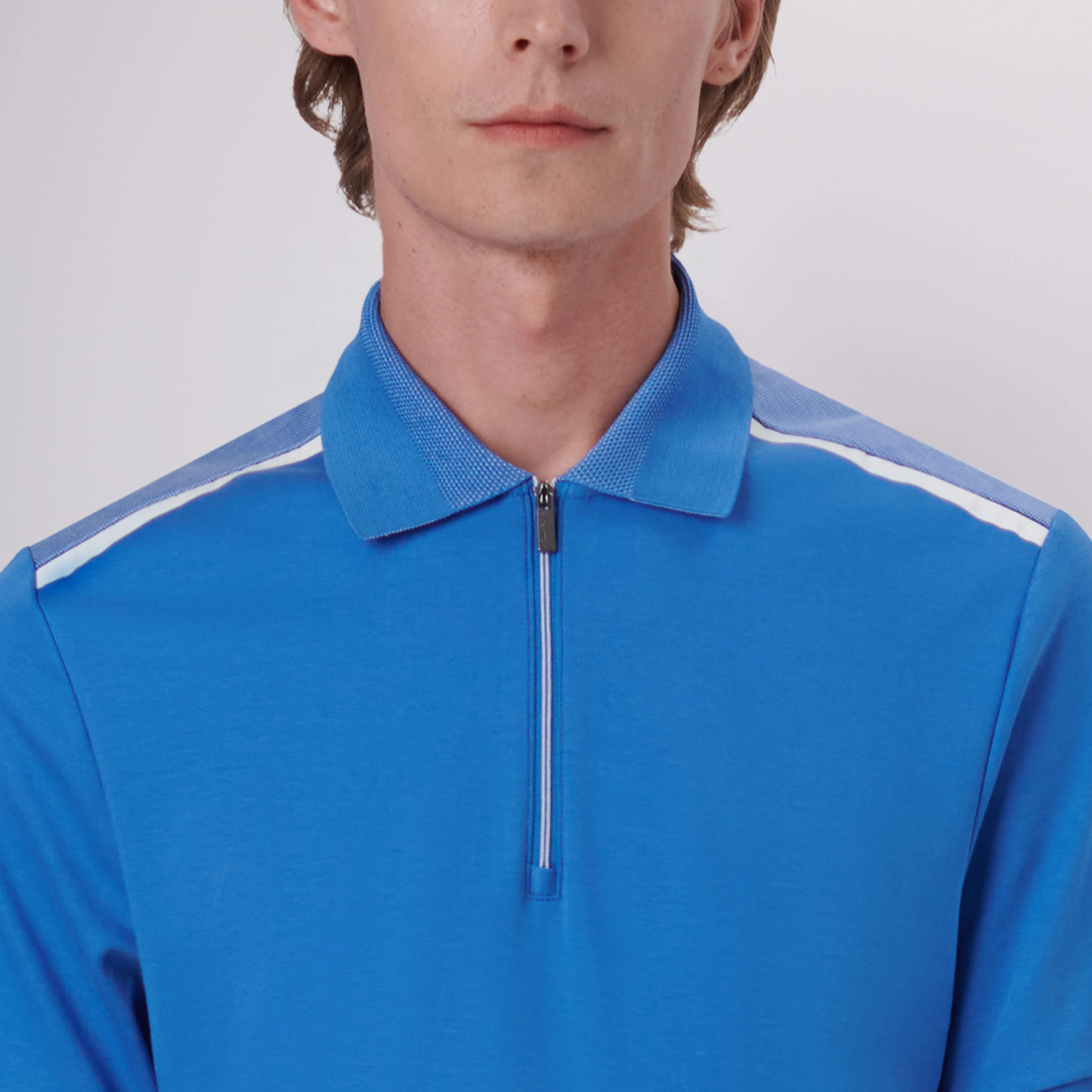 Quarter Zip Polo Shirt