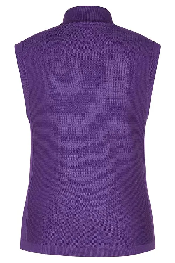 Rabe & LecomtePURPLE ZIPPED VEST