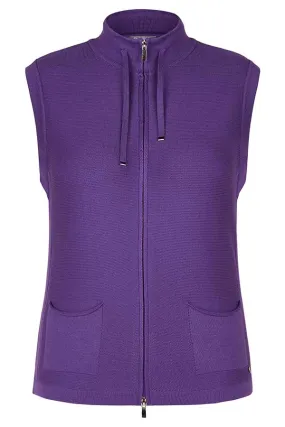 Rabe & LecomtePURPLE ZIPPED VEST