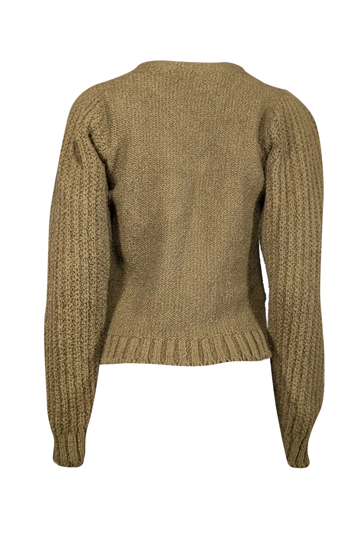 Rachel Comey - Olive Green Alpaca & Cotton Blend Sweater Sz L