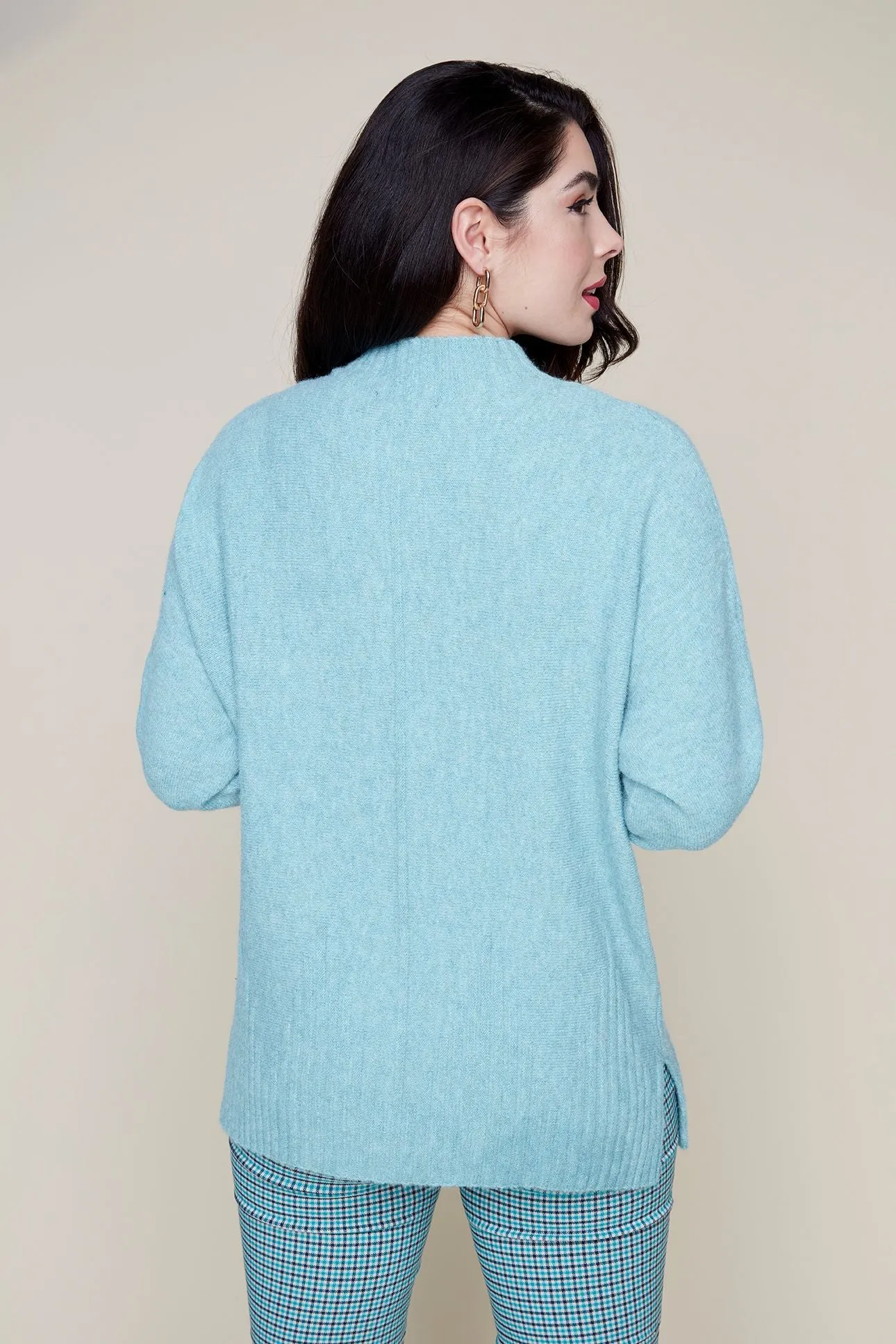 Renuar R6906 Mock Neck Sweater