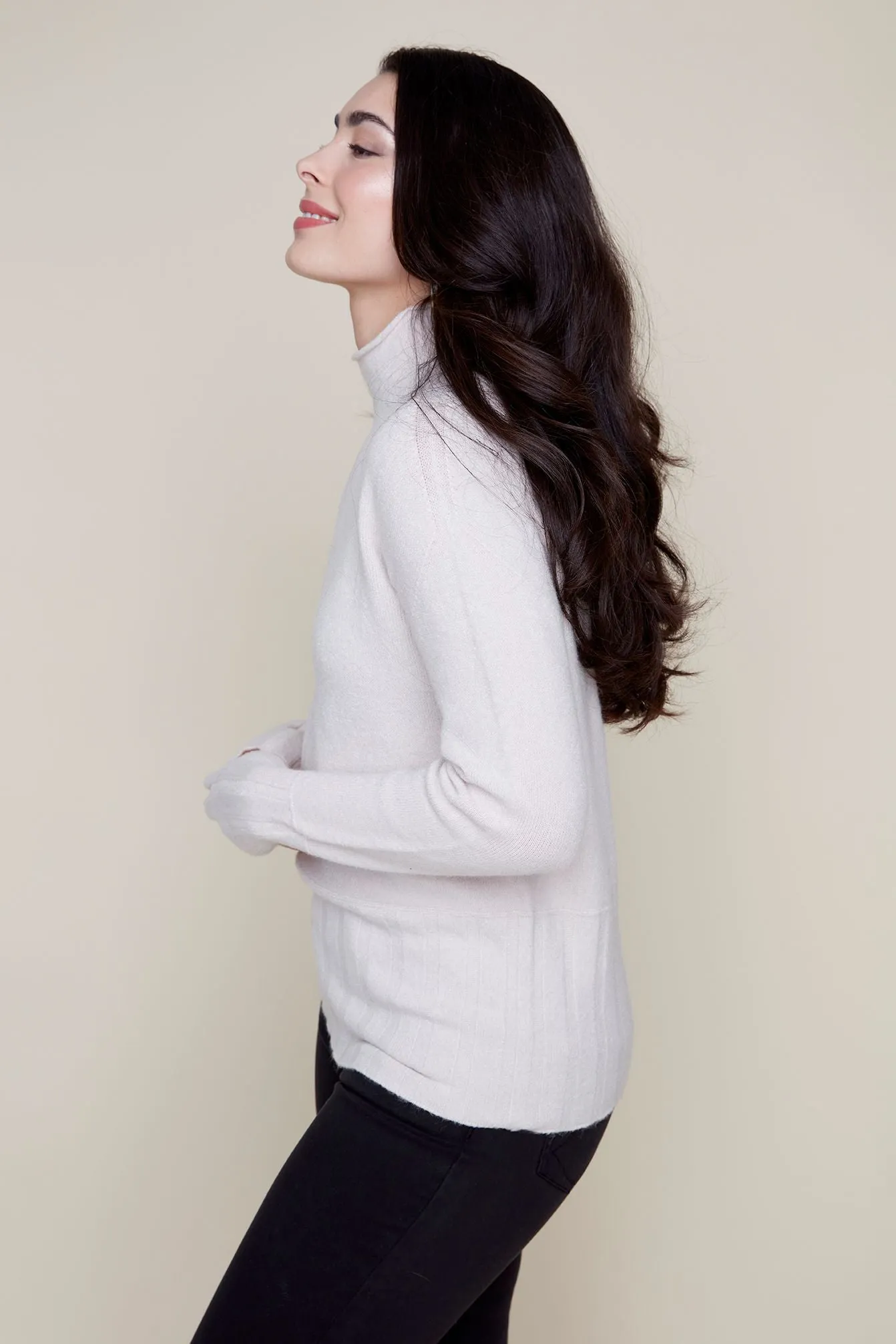 Renuar R6918 Mock Neck Sweater