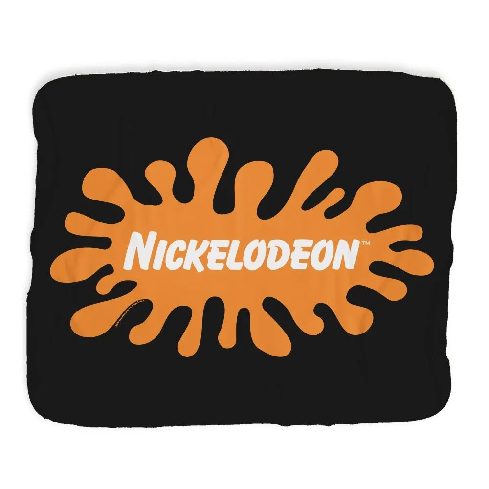 Retro Nickelodeon Grey Sherpa Blanket