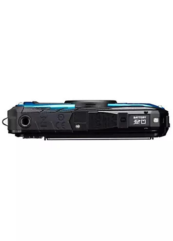 Ricoh WG-90 16MP 5x Zoom Tough Compact Camera - Blue | Kaleidoscope