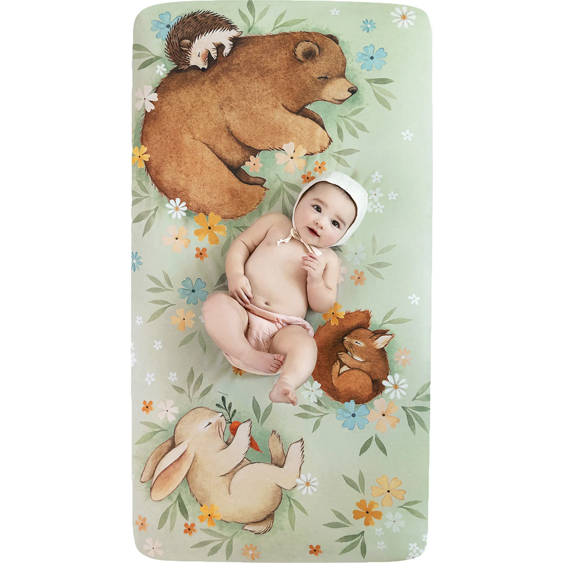 Rookie Humans Enchanted Meadow Standard Crib Sheet