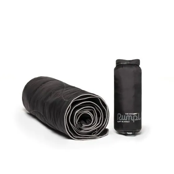 Rumpl Solid Nanoloft Travel Blanket - Black