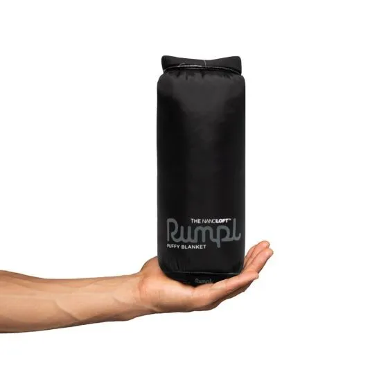 Rumpl Solid Nanoloft Travel Blanket - Black