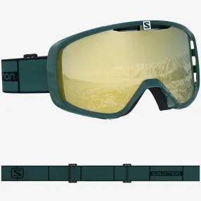 Salomon Aksium Snowboard/Ski Goggles - Green Gable/Solar Bronze