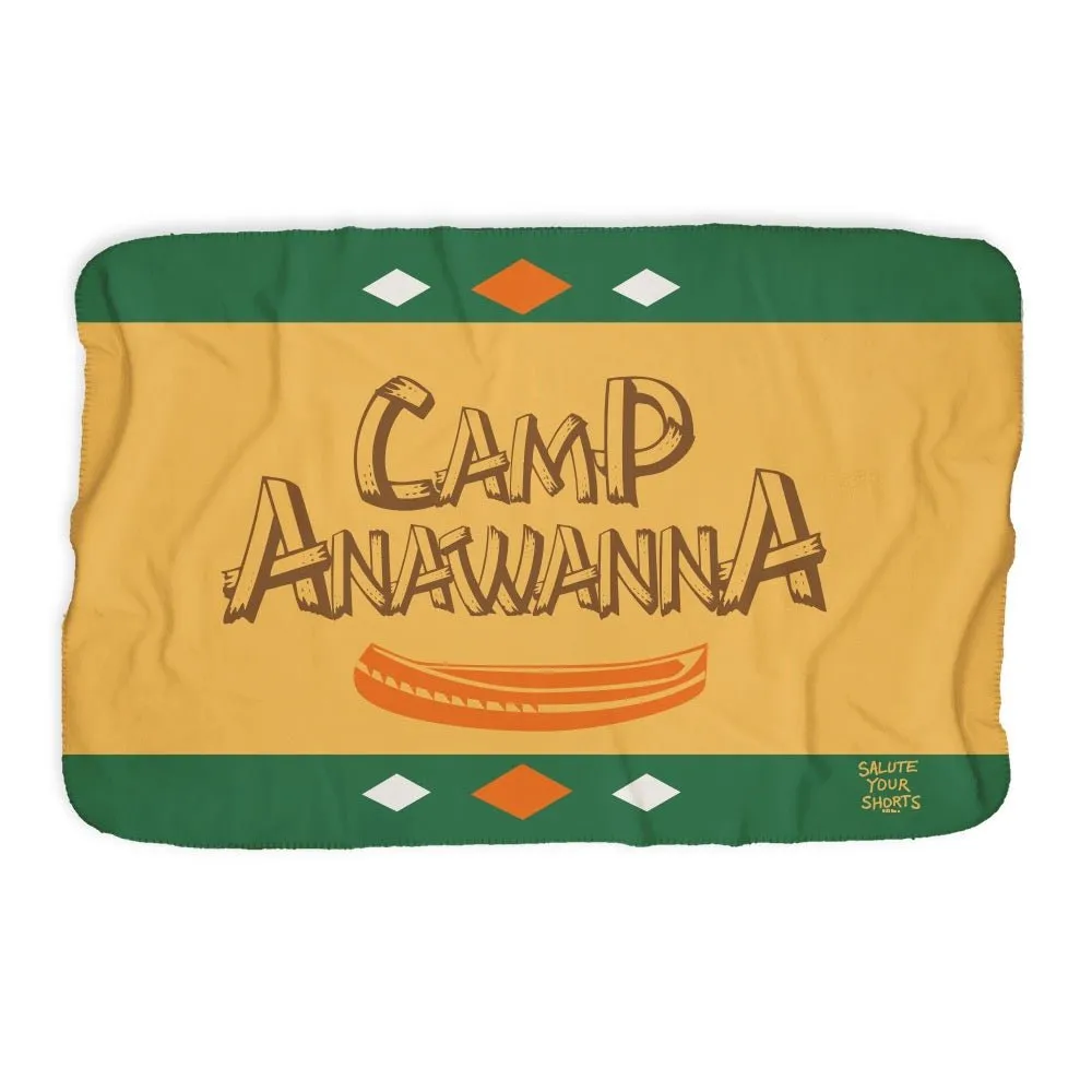 Salute Your Shorts Camp Anawanna Sherpa Blanket