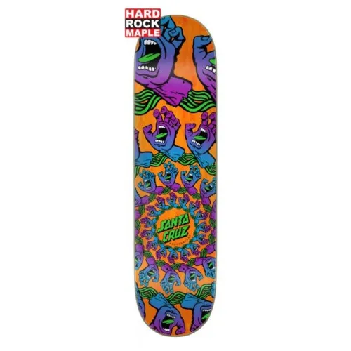 Santa Cruz Mandala Hand Skate Deck  Comes with a sheet of Free grip tape.