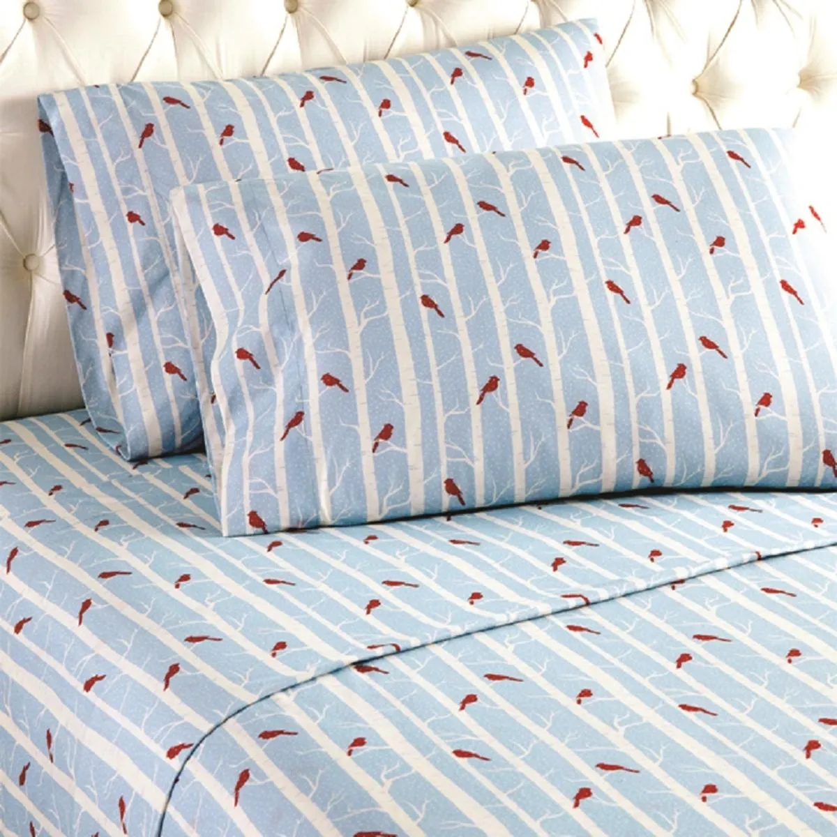 Shavel Micro Flannel Print Sheet Set - Cal King