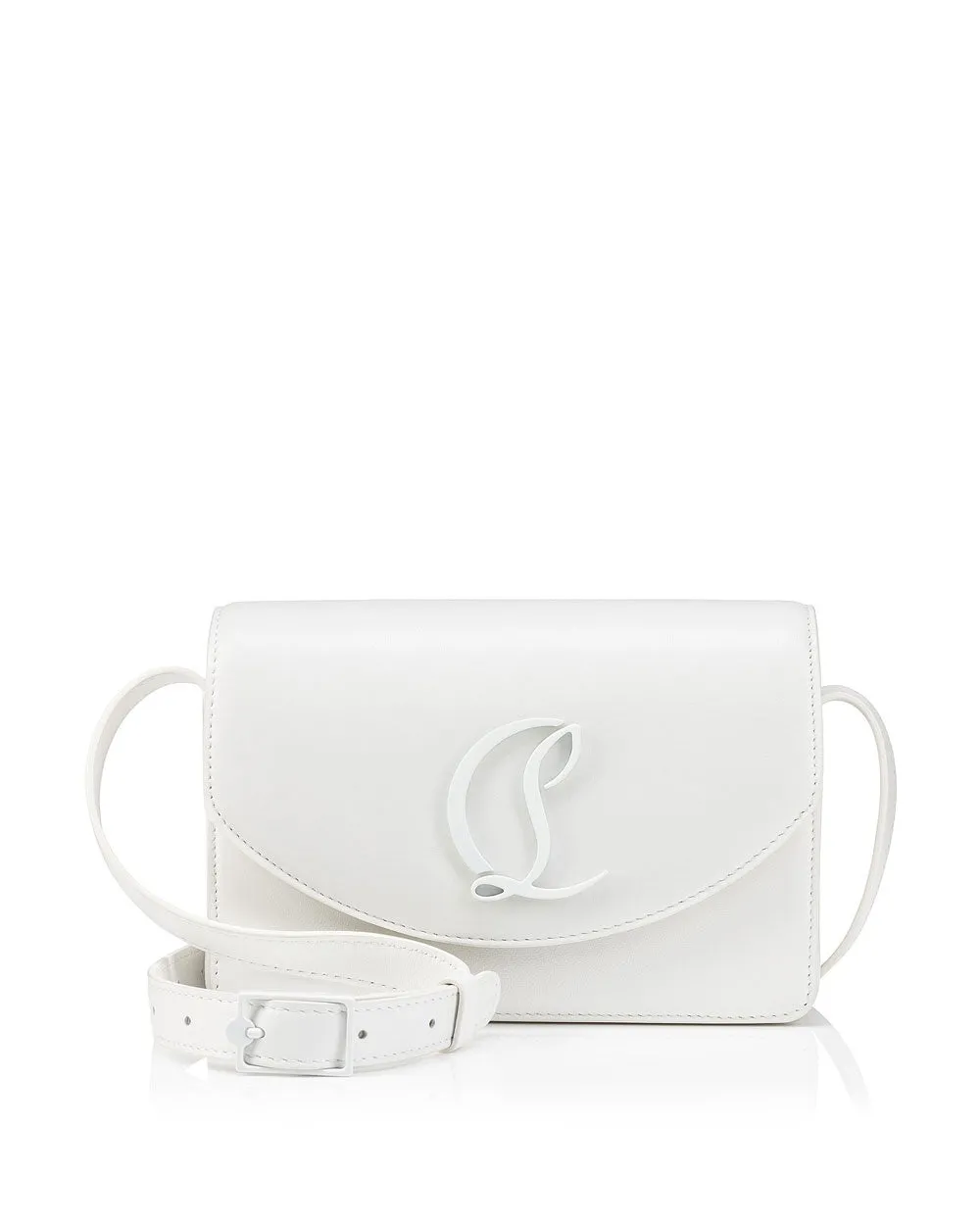 Small Loubi54 Crossbody Bag in White