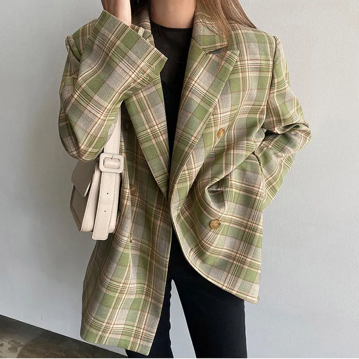 Smarty Pants Plaid Jacket