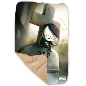 South Park Goth Firkle Sherpa Blanket