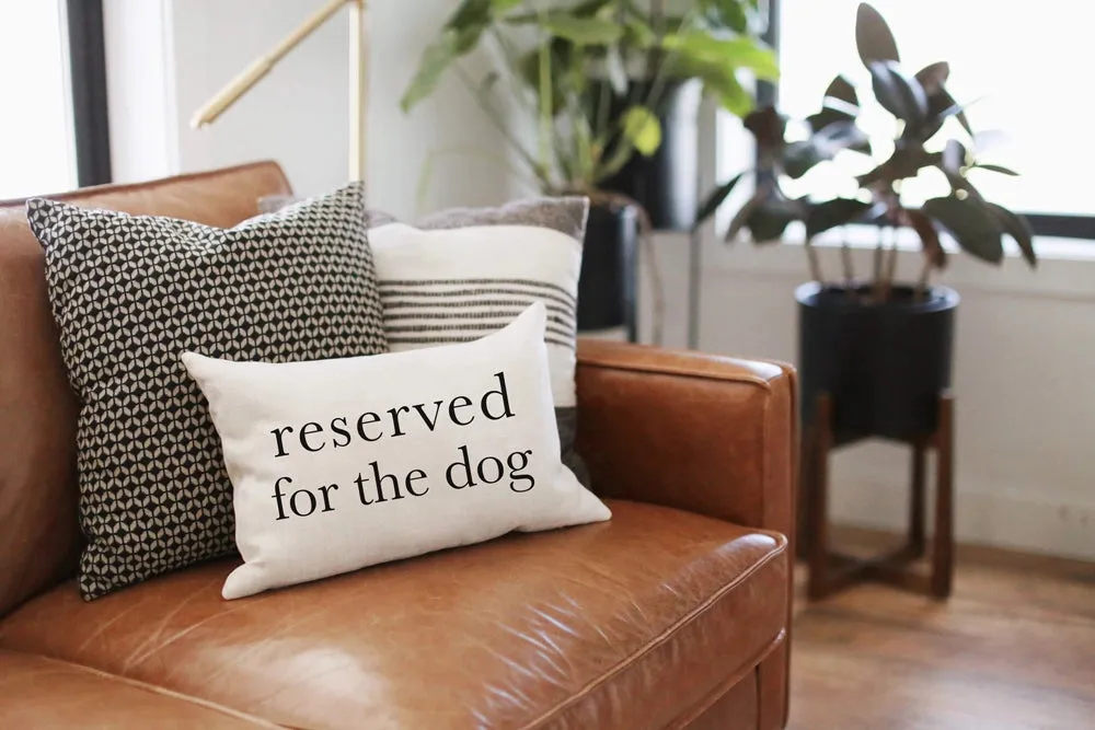 SP | Reserved For The Dog - Lumbar Pillow