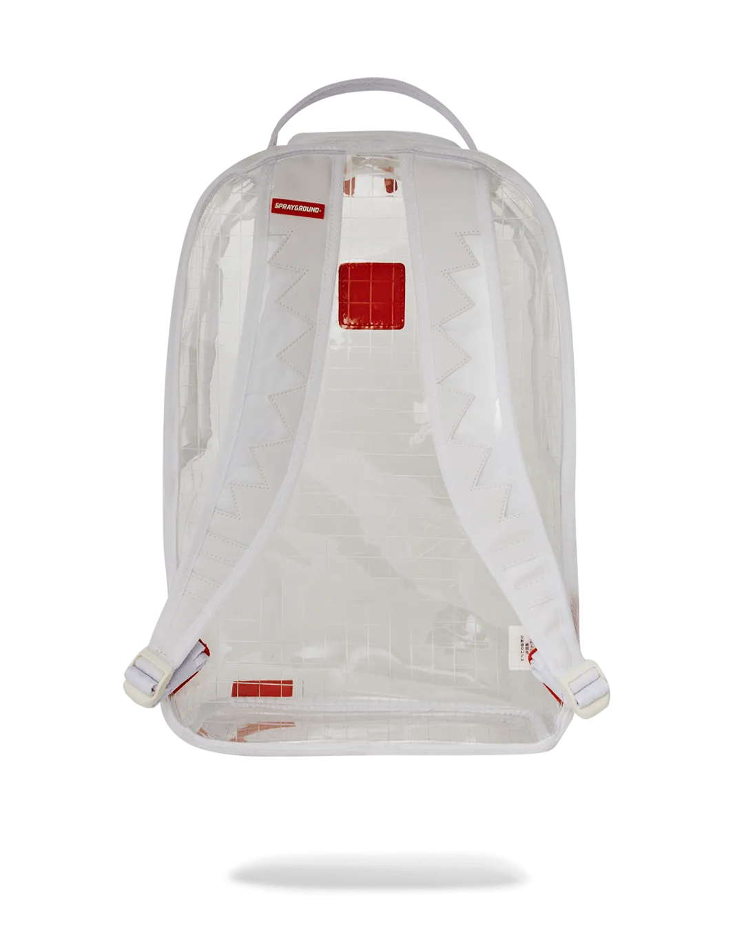 Sprayground DLXSV Backpack (Clear Embossed Sharks In Paris)  