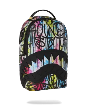 Sprayground DLXSV Backpack (Graffiti Sharkmouth Throws)  