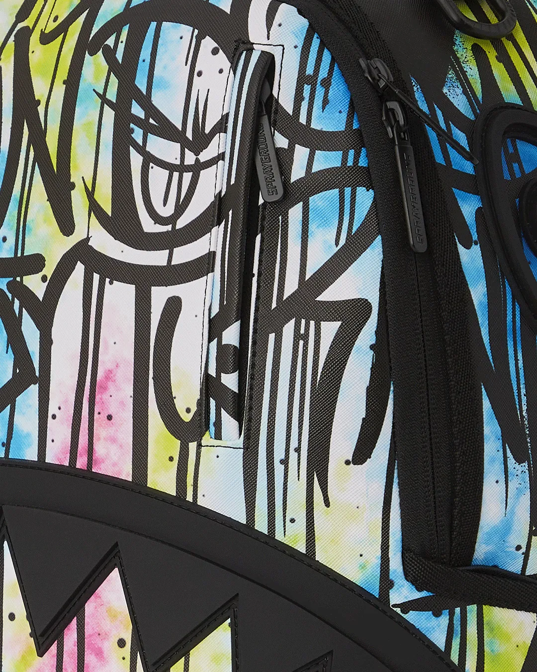 Sprayground DLXSV Backpack (Graffiti Sharkmouth Throws)  