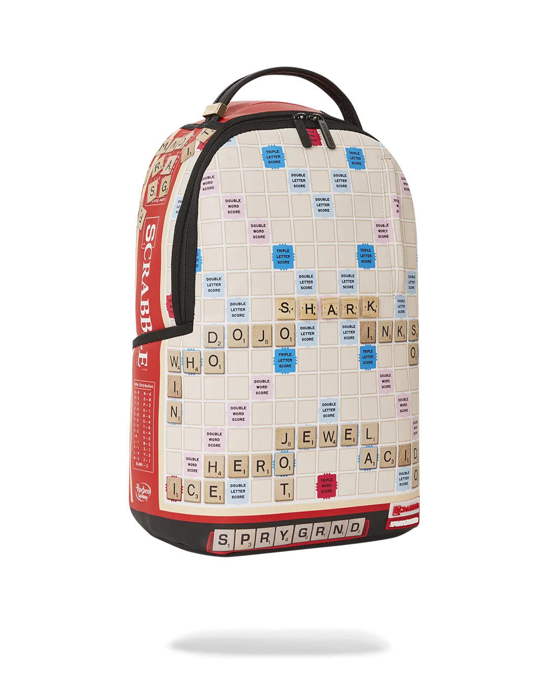 Sprayground Shark Backpack (Scrabble Shark)  