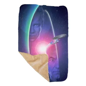 Star Trek: Generations Kirk & Picard Sherpa Blanket