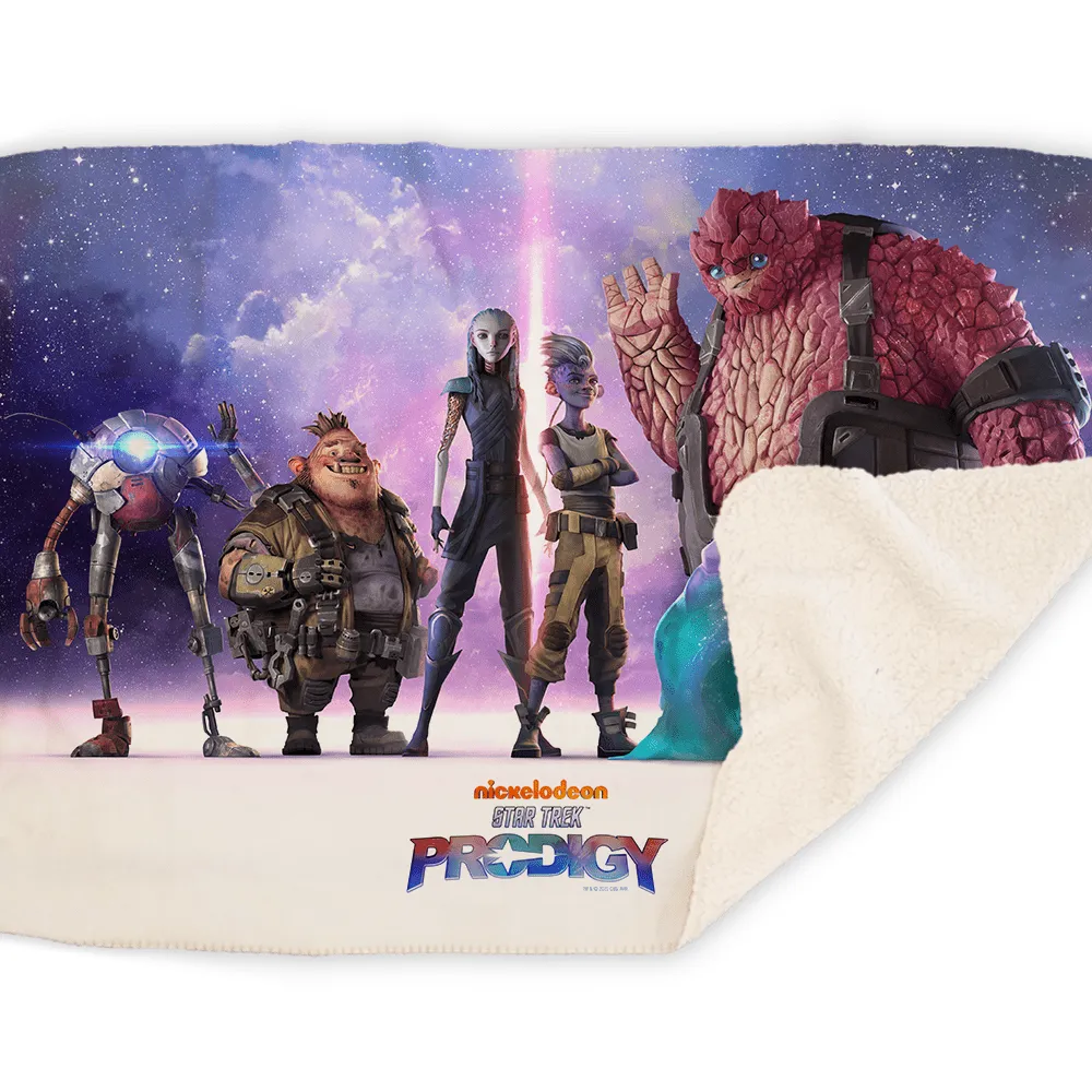 Star Trek: Prodigy Key Art Sherpa Blanket