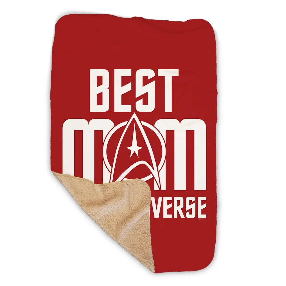 Star Trek: The Original Series Best Mom in the Universe Sherpa Blanket