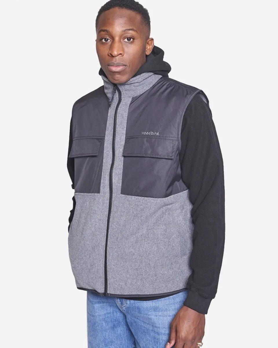 Strukt Fleece Vest - Dark Grey