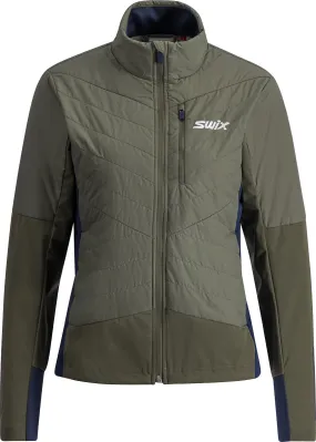 Swix Women's Dynamic Hybrid Insulated Jacket Olive/ Dark Navy | Buy Swix Women's Dynamic Hybrid Insulated Jacket Olive