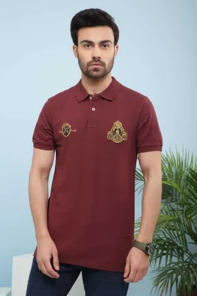 T SHIRT POLO MAROON