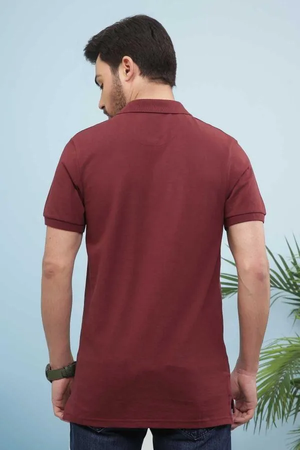 T SHIRT POLO MAROON