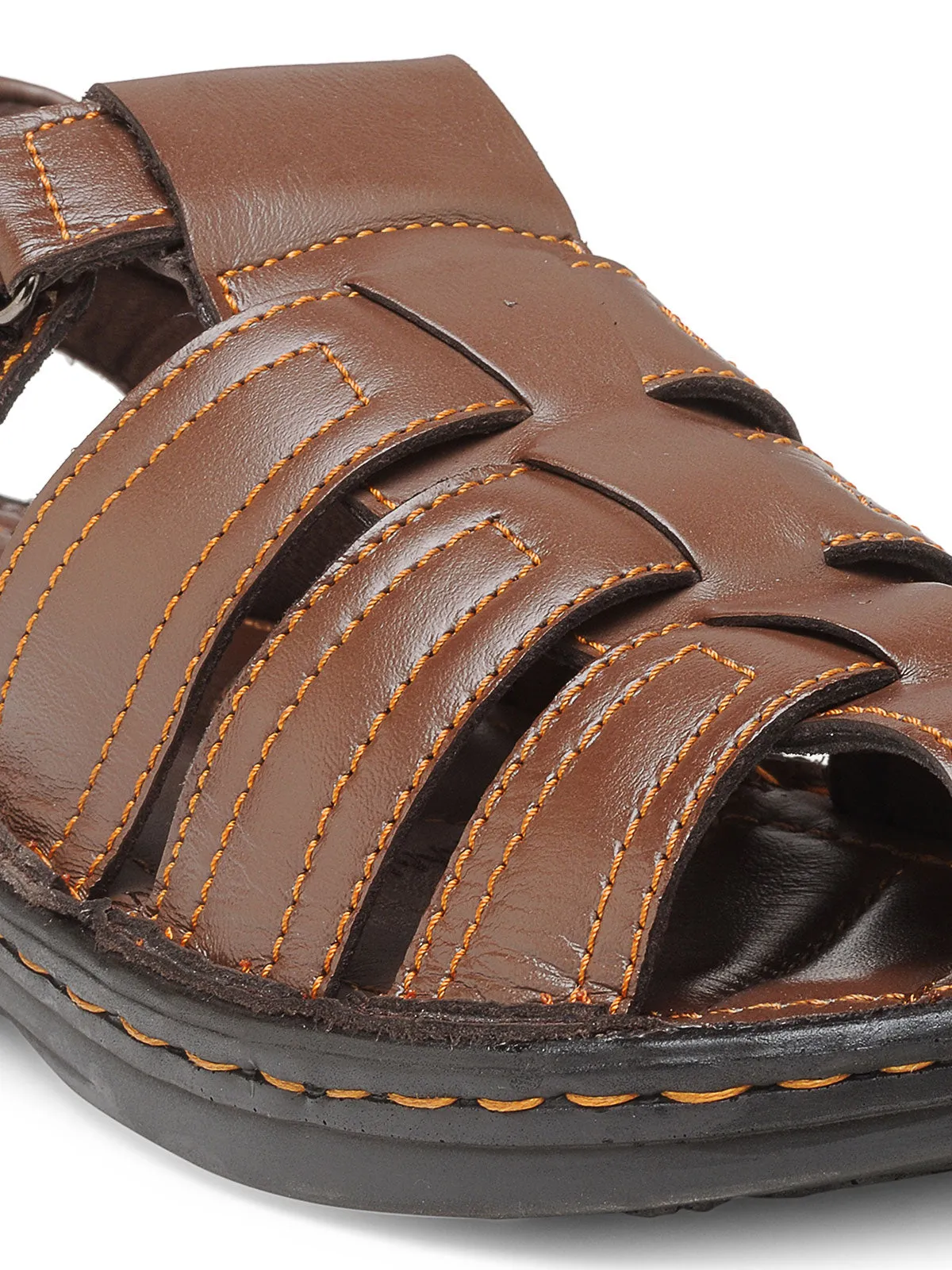 Teakwood Men's Real Leather Sandals