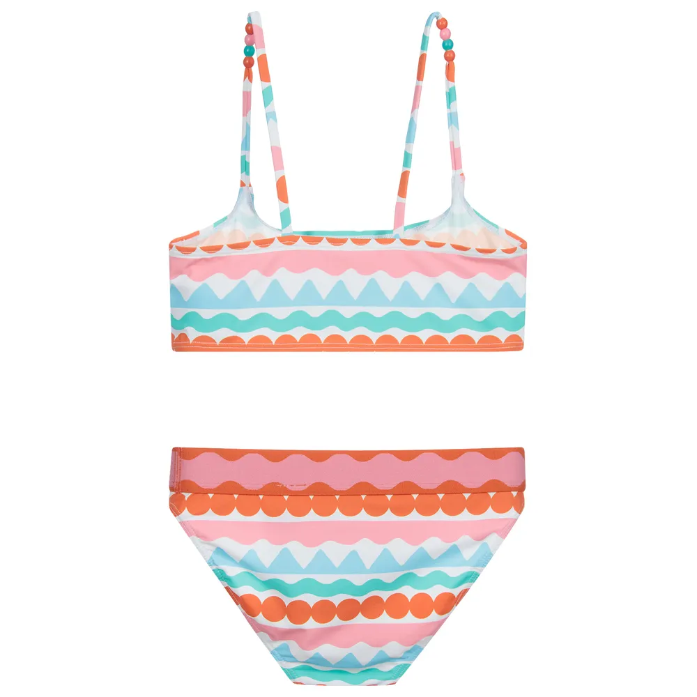 Teen Blue Striped Bikini